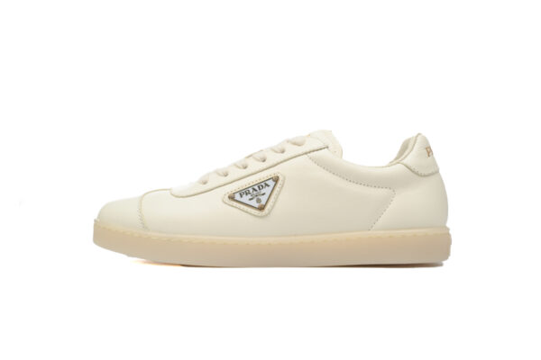 Prada Downtown Low Sneakers Rice White