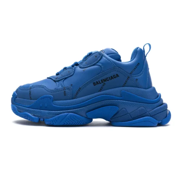 Balenciaga Triple S Letter Blue 536737 W06E2 0848